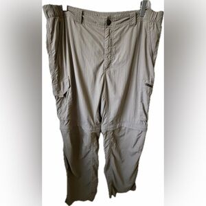 Columbia Omni Shade Convertible Hiking Pants Mens 36x30 Zip Off Cargo